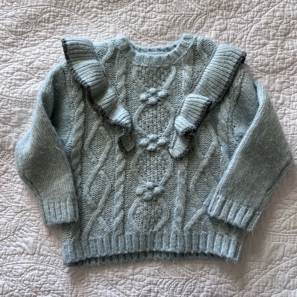 Zara Light Blue Sweater, size 4-5t